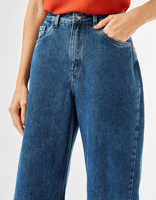 Calça Strong Pantalona - Denim Medio