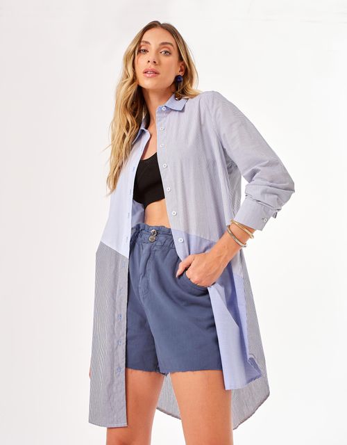 Short Sarja Clochard - Marinho