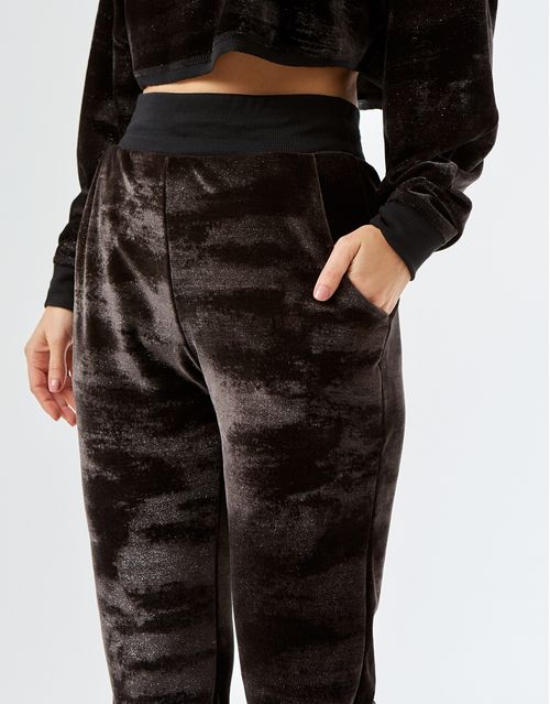 Calça Jogger Brilho - Preto