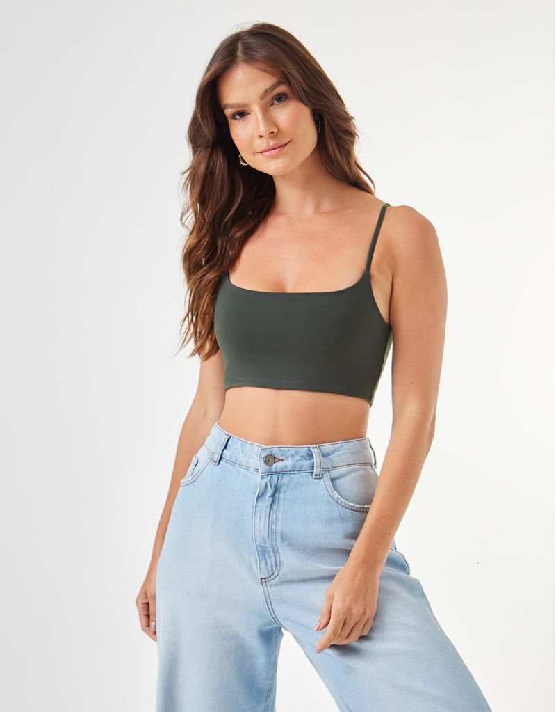 Top Faixa Basic - Verde Militar