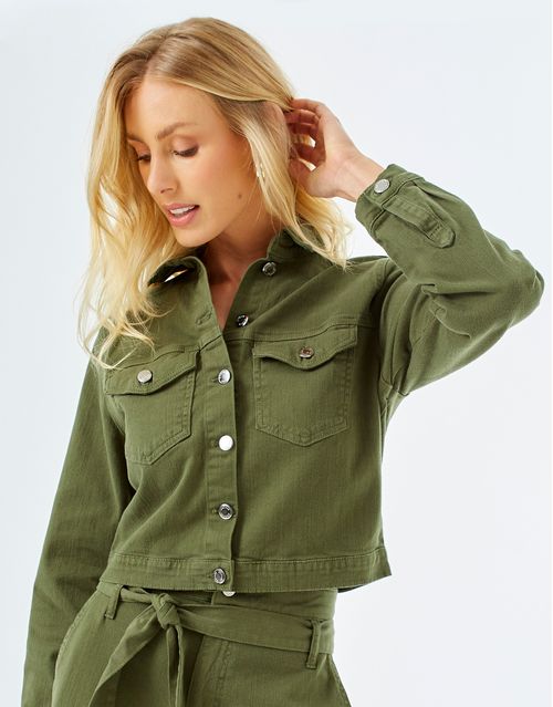 Jaqueta Sarja - Verde Militar