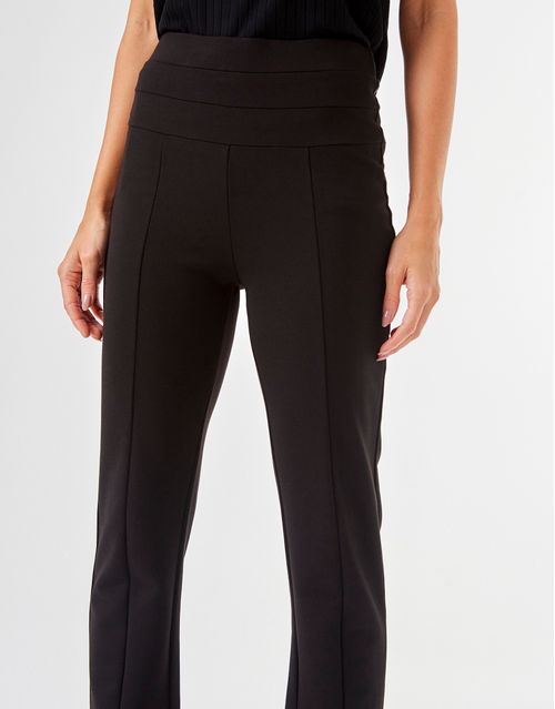 Calça Legging Fenda - Preto