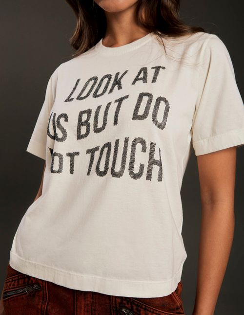 T-Shirt Alongada Silk - Off White
