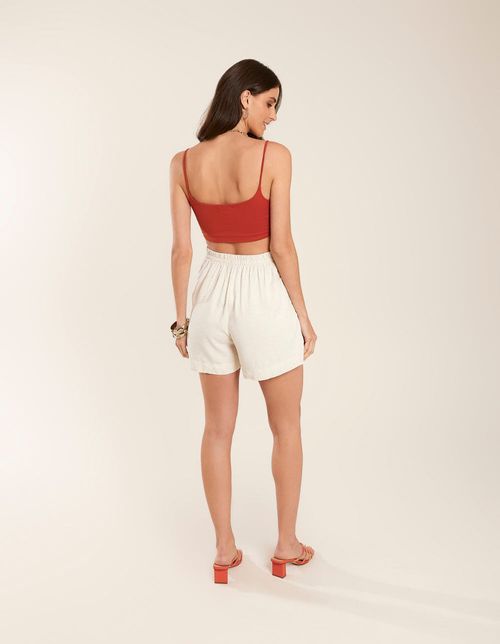Short Linen - Areia