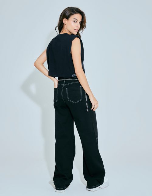 T-Shirt Muscle Tee Onca - Preto