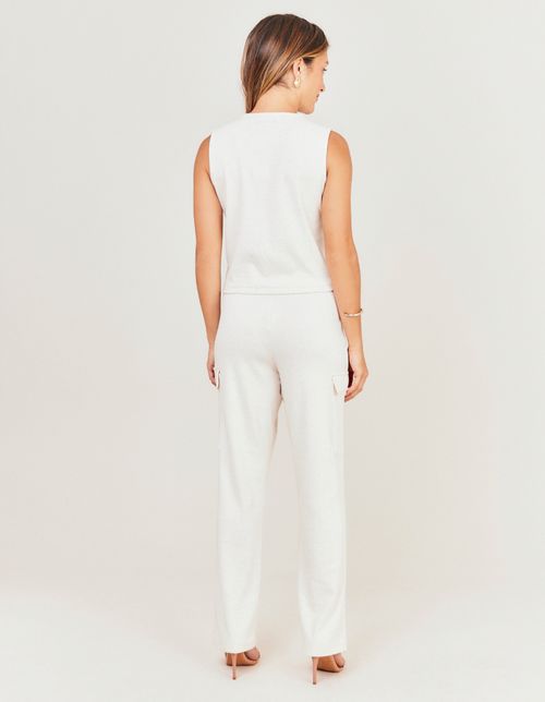 Calça Linen Bolsos - Areia