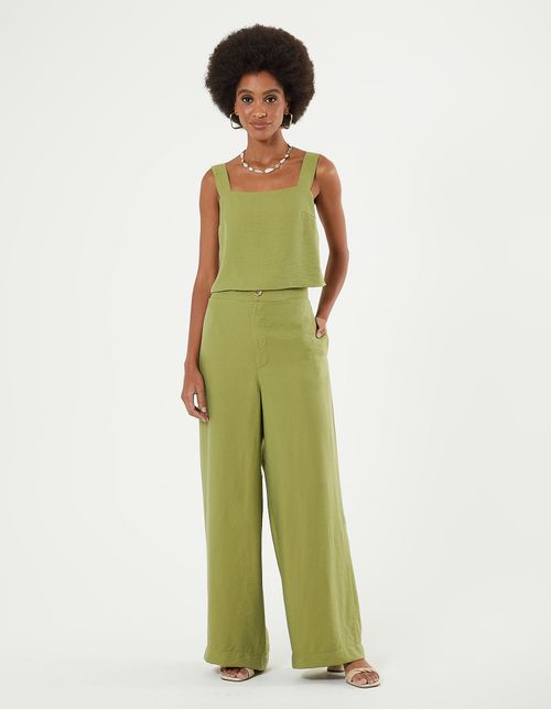 Calça Pantalona Colors - Verde