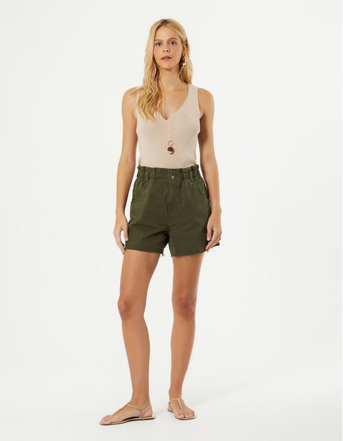 Short Sarja Clochard - Verde Militar