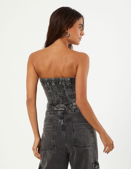 Top Corset Black Jeans - Black Jeans