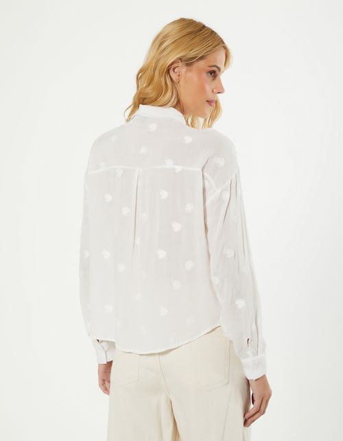 Camisa Bordada Jolly - Off White