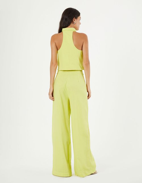 Calça Alfaiataria Pantalona - Lima