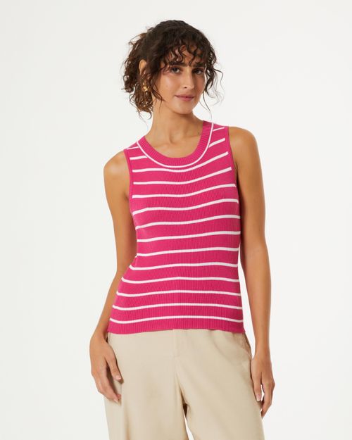 Regata Modal Listras - Pink