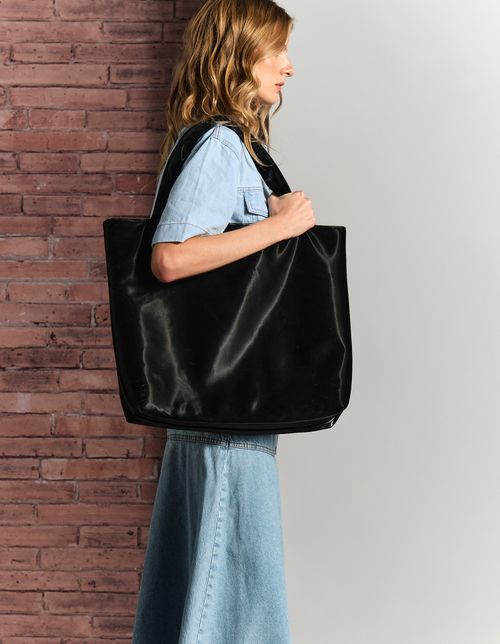 Bolsa Gloss - Preto