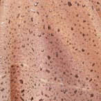 Calça Tule Respingos Prata - Nude / Prata