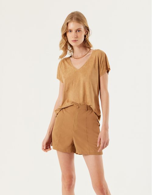 Short Alfaiataria Vinco - Bege