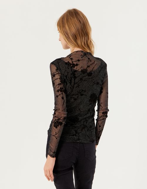 Blusa Tricot Segunda Pele - Preto