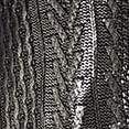 Casaco Tricot Trama Foil - Preto