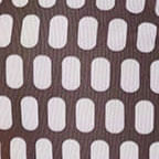 Mini Saia Tule Estampada Colmeia - Preto C/ Branco