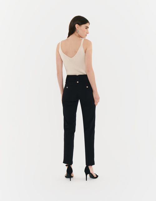 Calça Detalhe Botões Cos - Preto