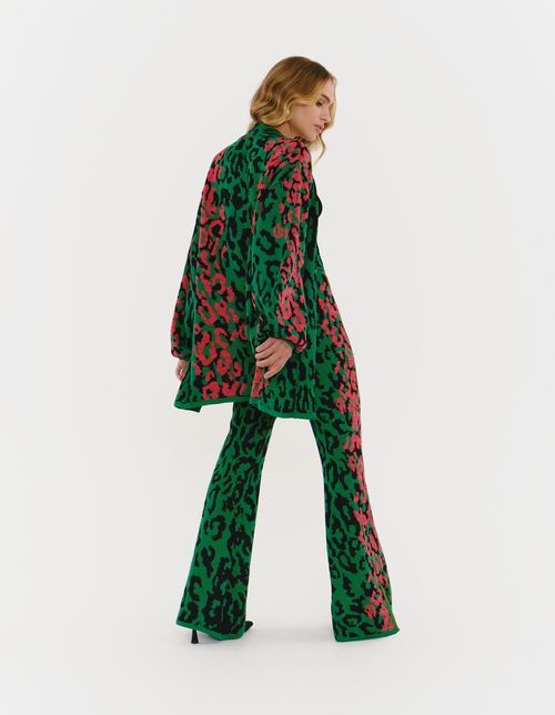 Cardigan Tricot Est Onca Marrom - Marrom
