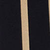 Vestido Longo Listrado Lurex - Preto
