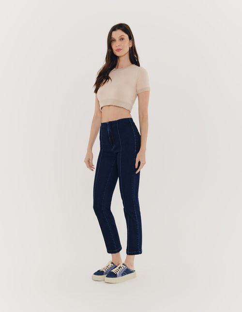 Calca Jeans Justa Sem Cos - Jeans