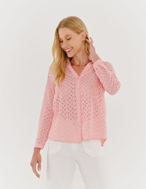 Camisa Laise - Rosa