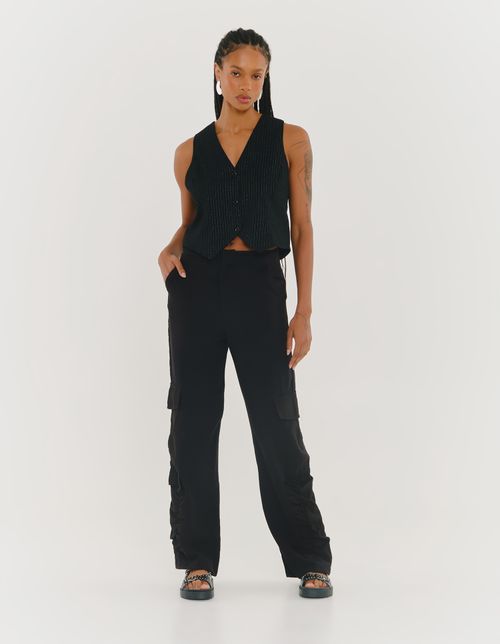 Calça Cargo - Preto