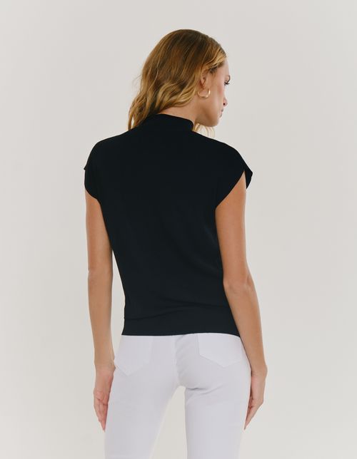 Blusa Tricot Modal Fresh - Preto