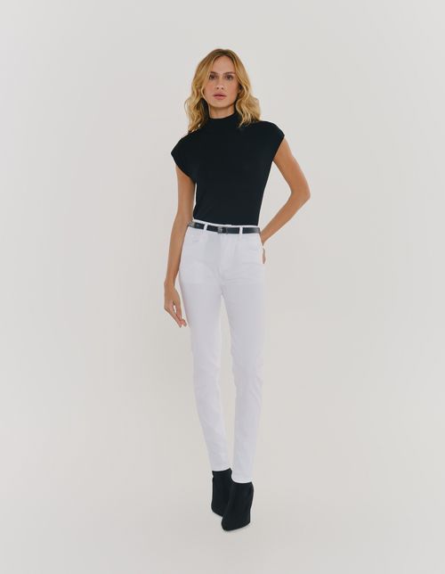 Calça Sarja Reta - Branco