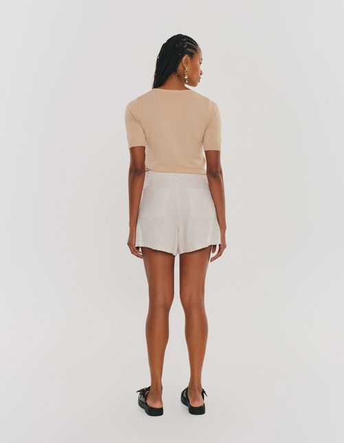 Short Linen - Areia