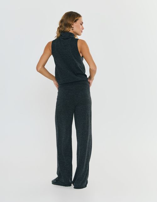 Calça Malha Wool - Preto