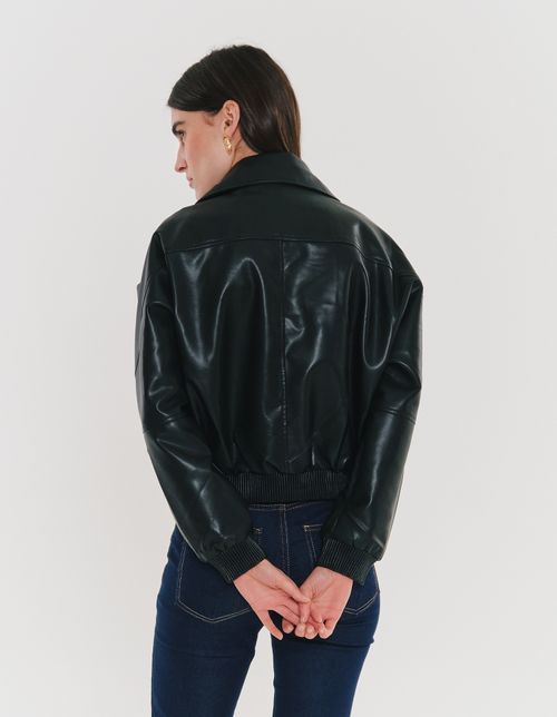 Bomber Pu Transpasse - Preto