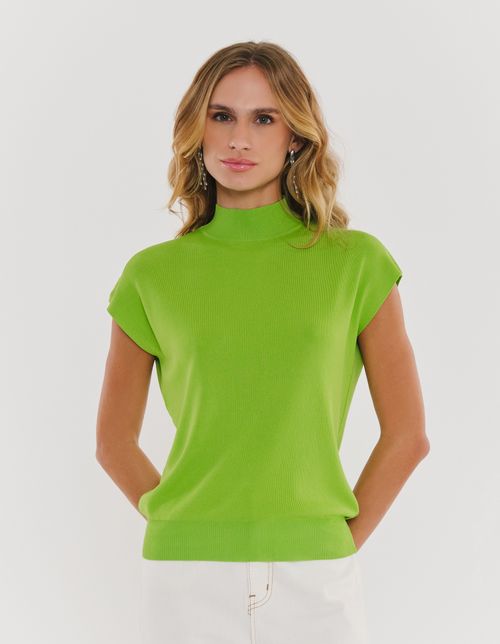 Blusa Tricot Modal Fresh - Verde