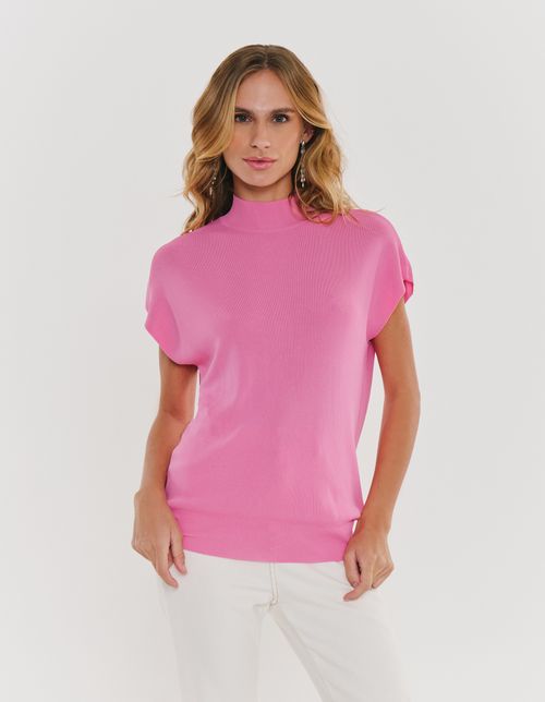 Blusa Tricot Modal Fresh - Pink