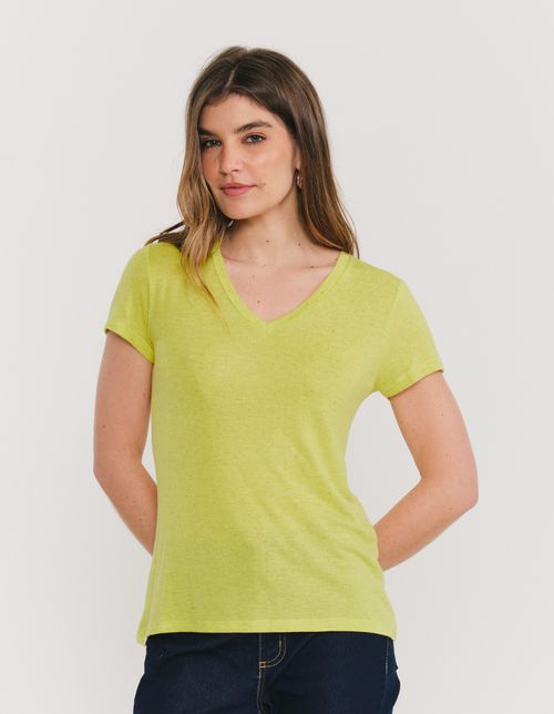 Blusa Malha Viscolinho - Verde Siciliano