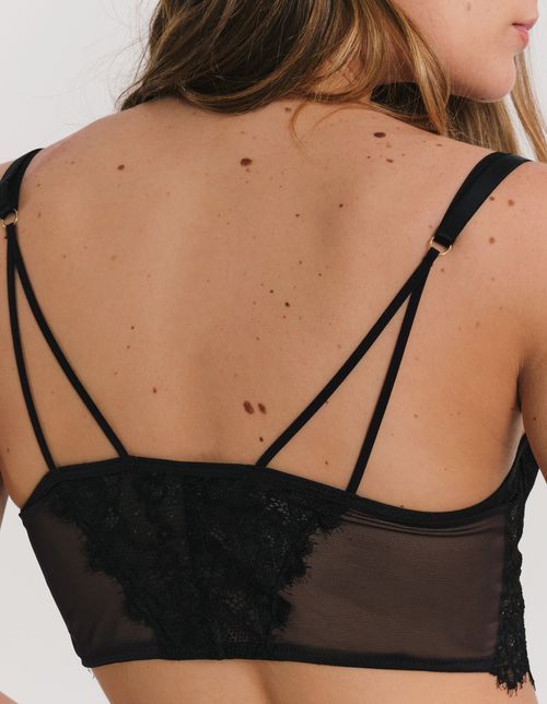 Corselet Sem Bojo - Preto