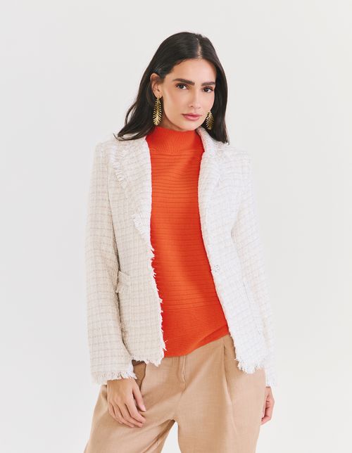 Blazer Textura - Off White