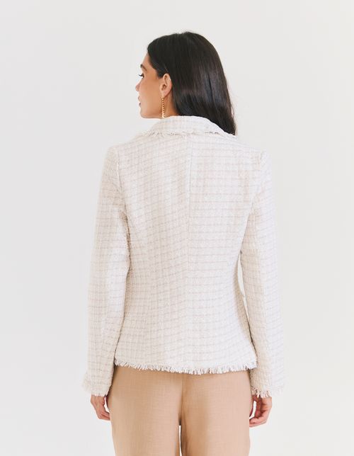 Blazer Textura - Off White