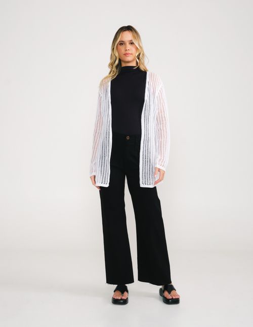 Kimono Tricot - Branco