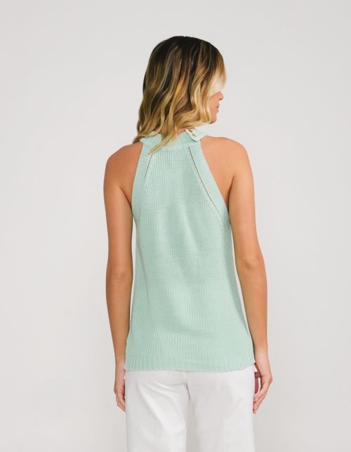 Blusa Cava Americana Tela - Verde