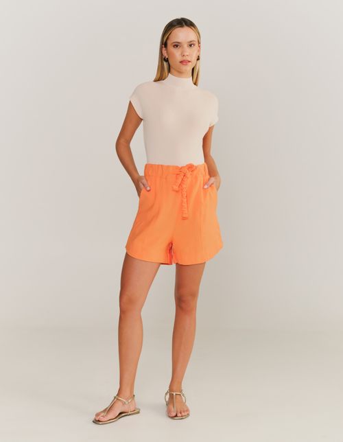 Short Detalhe Elástico - Coral