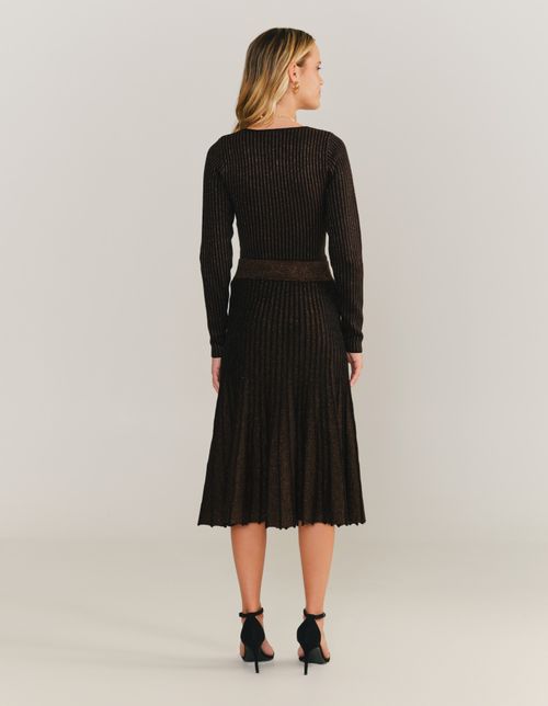 Body Tricot Lurex - Preto