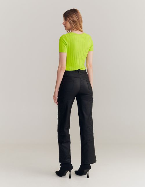 Calça Pu - Preto