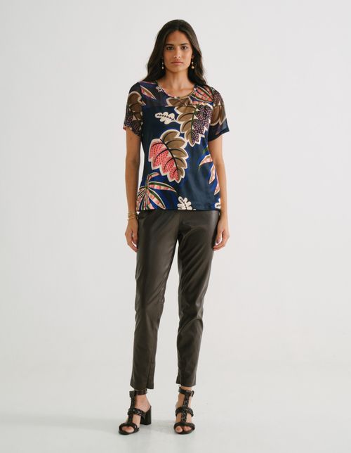 Calca Skinny Pu - Trufa