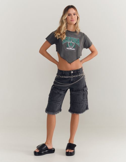 T-Shirt Silk Arizona - Cinza