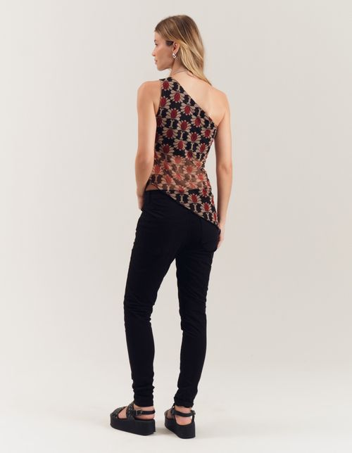 Calça Skinny Sarja Block - Black Jeans