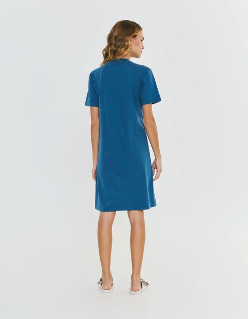 Vestido Curto t Shirt - Blue Ocean