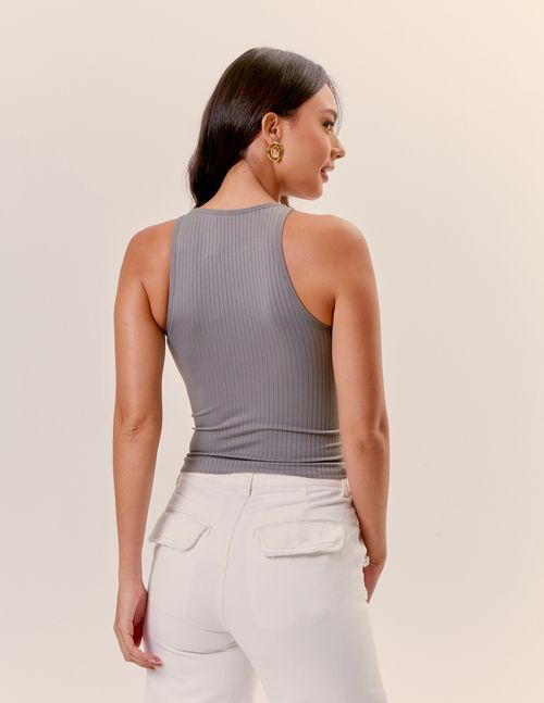 Blusa Under Seamless Iza - Cinza