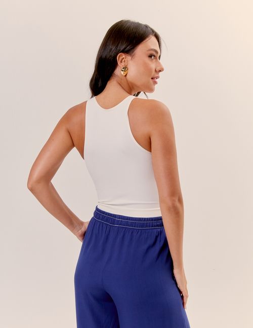 Blusa Under Seamless Gabi - Off White